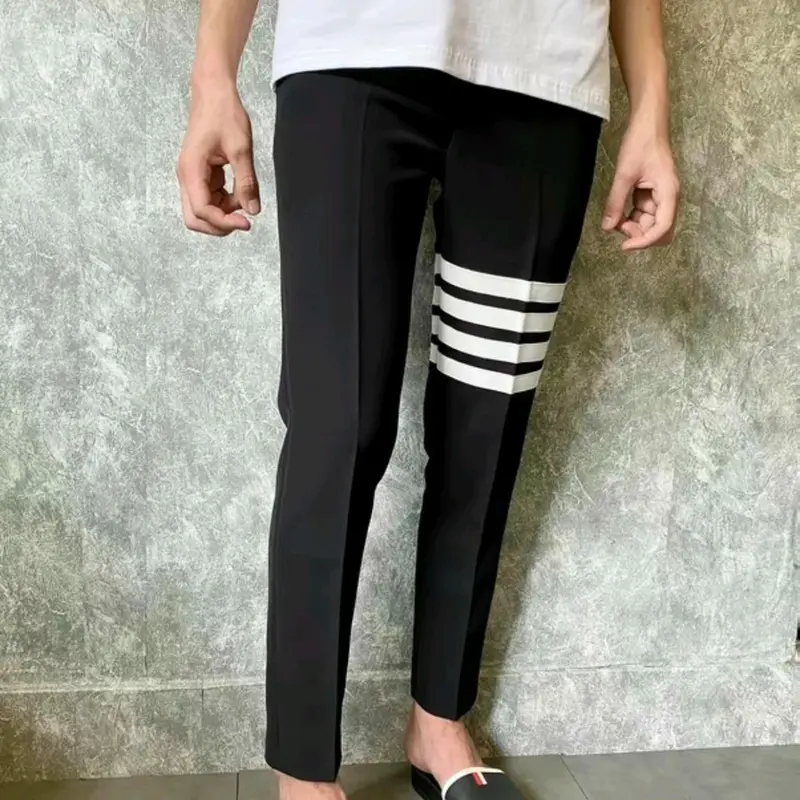 Quần âu nam 4 sọc trắng mẫu hót cho học sinh hàng đẹp Menswear 6