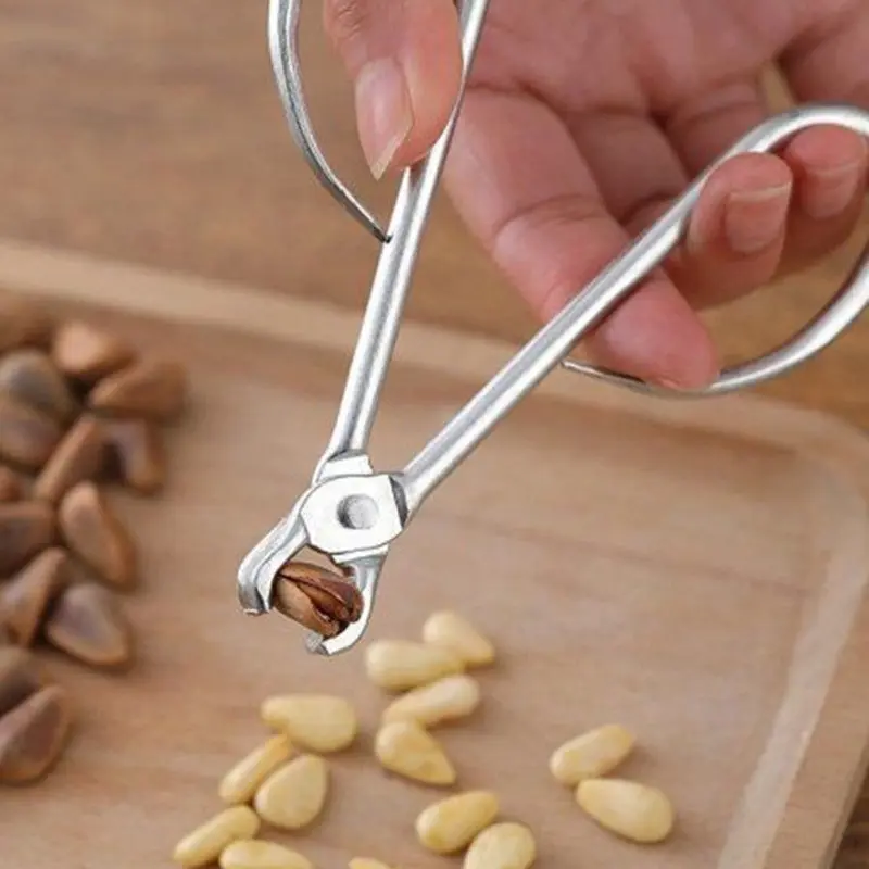 Classic Simple Pine Nut Clamp Practical with Pine Nut Pliers Nut Clamp Labor-saving Durable Pine Nut Opener