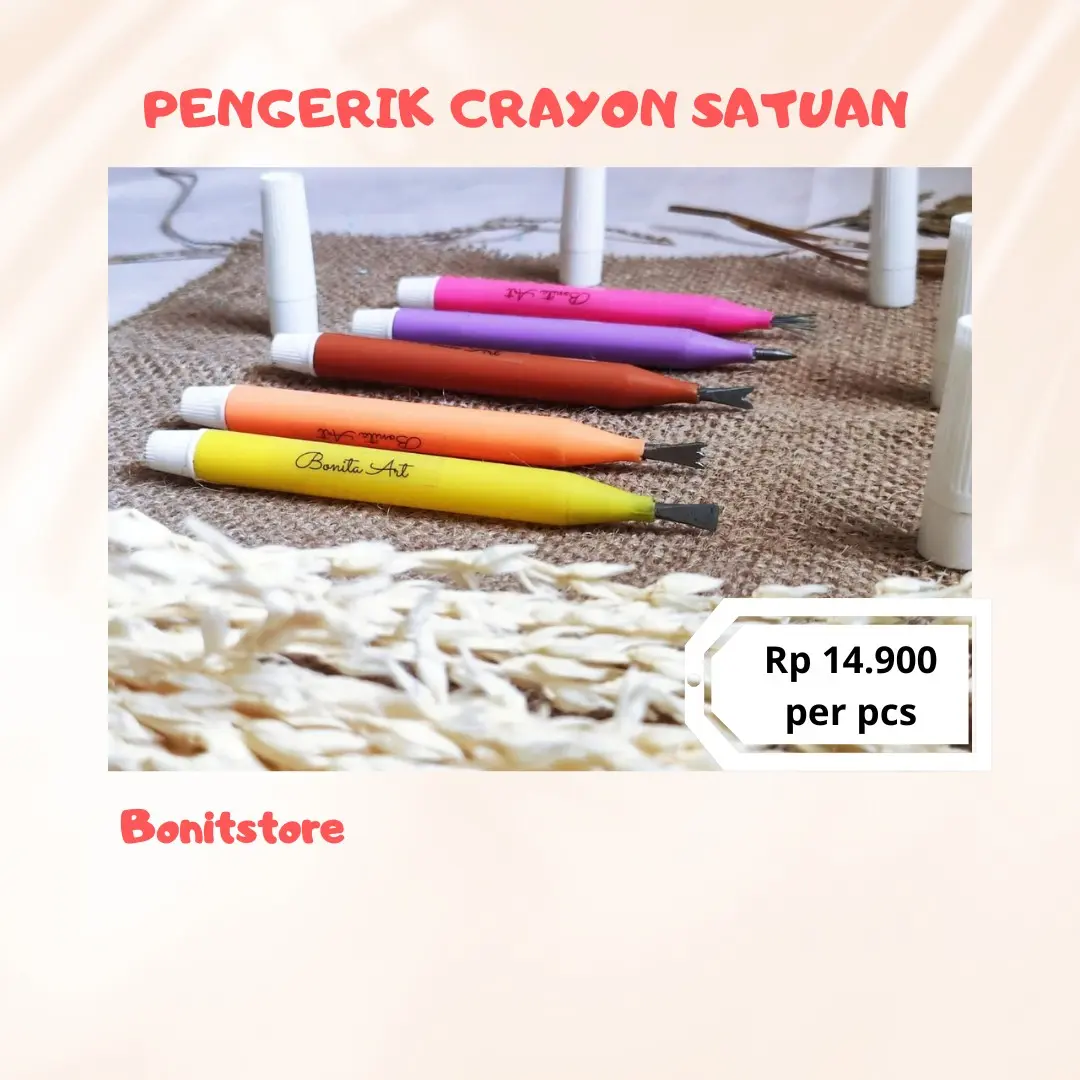 Pengerik Crayon atau Alat Kerik Crayon Satuan