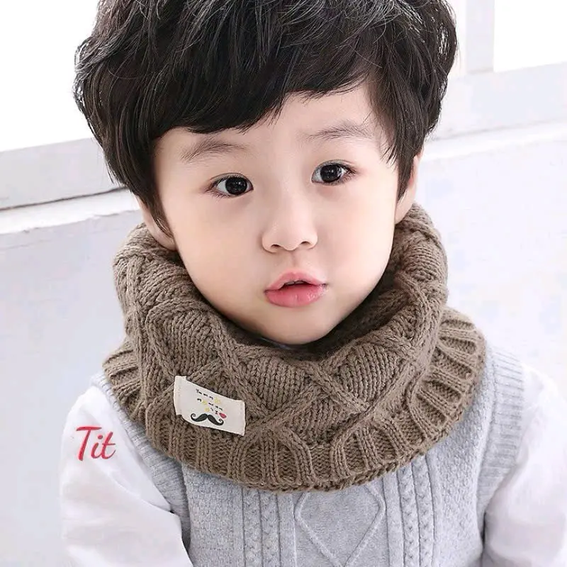 Khăn len ống HQ quàng cổ cho bé trai và gái dễ thương,chất liệu len mềm mại độ tuổi cho bé từ 2-10 tuổi