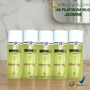Paket Hemat 5 Botol HB Platinum WLG Bpom Original HB Anggur Jasmin Greentea Memutihkan & Mencerahkan