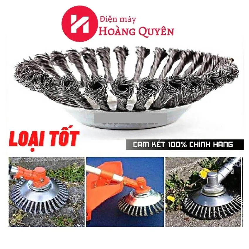 Lưỡi Cắt Cỏ Tận Gốc, Dọn Cỏ Bề Mặt Sợi Thép Siêu Bền