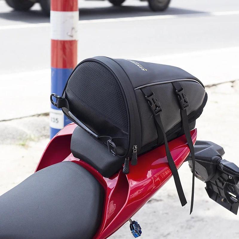 Product Introduction of Motorcycle Backpack Large Capacity Motorbike Tail Bag Wear Resistant Waterproof Rear Motorcycle Suitcase for Electric Biker Bag 17
