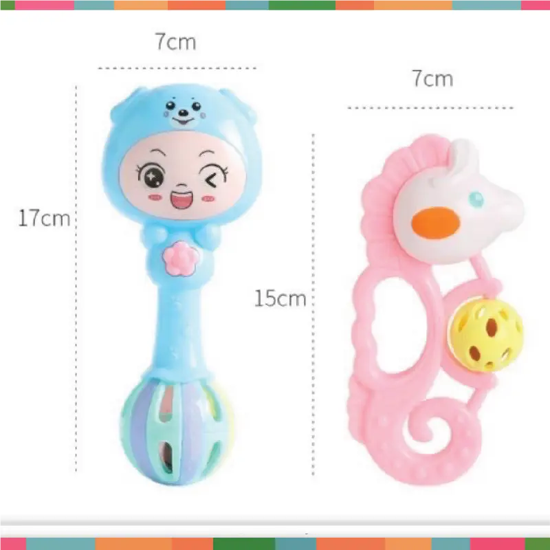 Đồ Chơi Xúc Sắc - Bộ 7 Món Đồ Chơi Xúc Xắc Đáng Yêu Cho Bé - Đa Hình Nhiều Màu Sắc 6