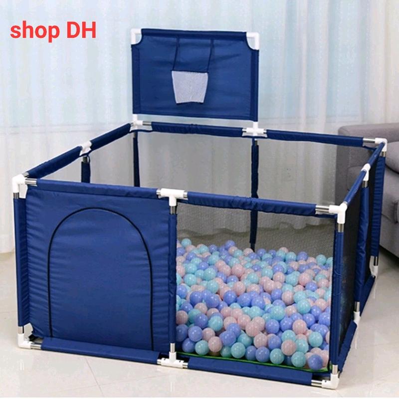 Quây bóng vuông có bóng rổ  cho bé yêu tặng kèm 10 bóng đủ màu cho bé chơi Đồ Chơi