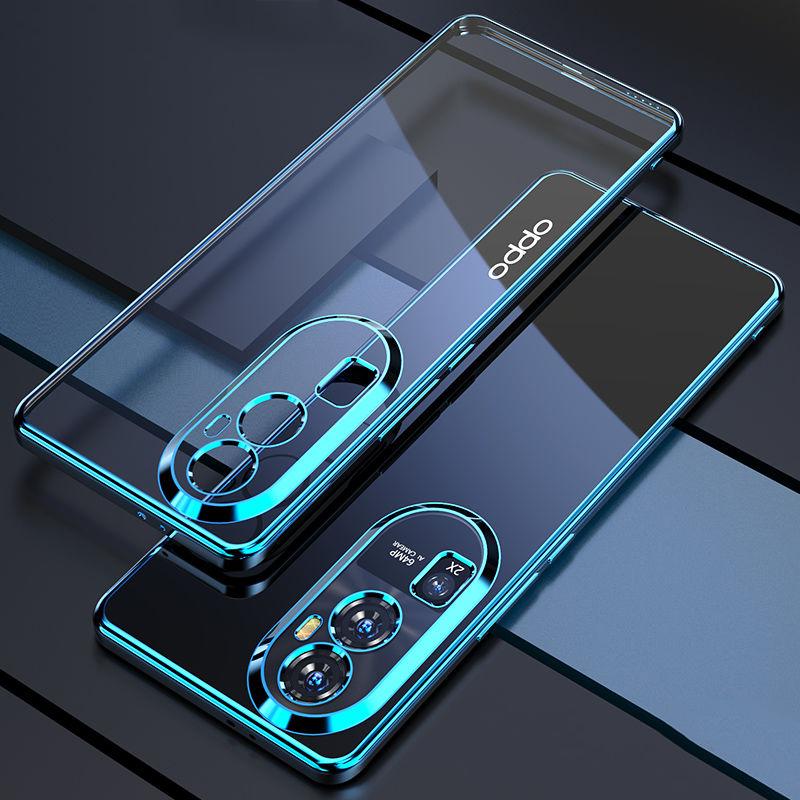 Product Introduction of Luxury Electroplating Transparent Phone Casing For OPPO Reno10 Pro Plus 10Pro 10 5G Reno 10Pro+ 10 10 Pro 2023  Lens All-inclusive Shockproof Hard Phone Case Protective Back Cover 27