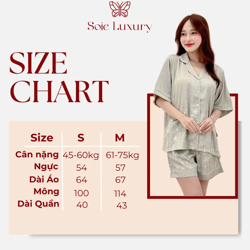 Bộ Đồ Ngủ Pijama Nữ CELIN Áo Form Suông Lụa Ý Cao Cấp 8