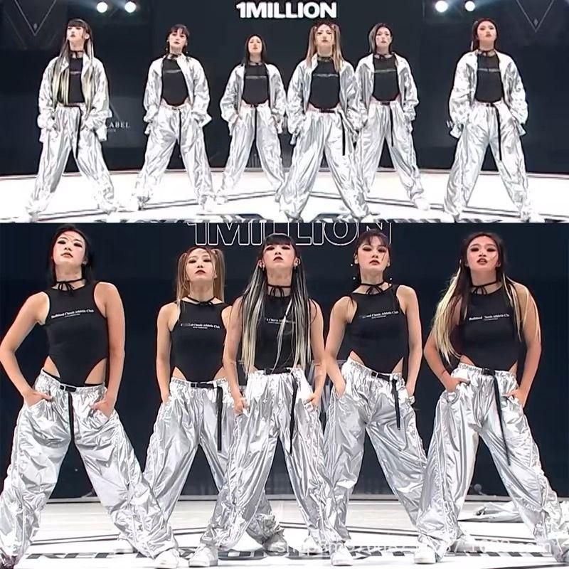 Product Introduction of New Korean Girl Group Style Jazz Dance Korean Dance Costume Hip-Hop JAZZ Performance Outfit Street Dance Set Trendy 7