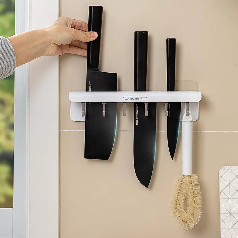 Hộp Đựng Dao Làm bếp Treo Tường Đa Chức Năng, Hộp Sắp Xếp Dao Kéo, Giá Đỡ Dao Làm Bếp 2