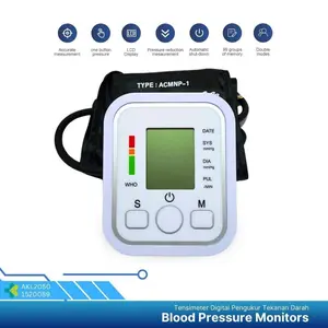 ✨Siaran dalam Bahasa Indonesia✨Tensimeter Digital / Tensimeter Digital Lengan Atas / Alat Pengukur Tekanan Darah Digital Akurat