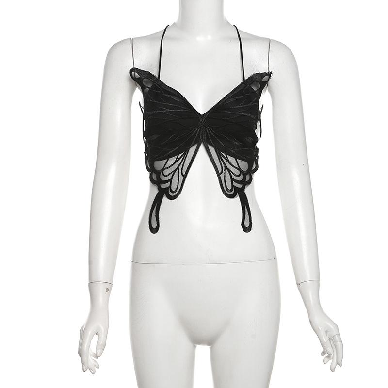 Product Introduction of Áo Vest Có Nơ, Thiết Kế Hở Lưng, Màu Trơn Gợi Cảm Nữ Top Women Umi Kem Kaki 12