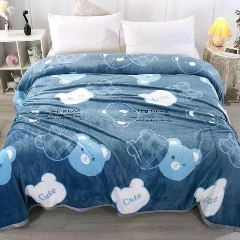  Chăn Lông Tuyết Nhung Sữa Dùng 4 Mùa Mềm Mịn Thoáng Khí  Kích Thước 2m x 2m3 CHăn Hè Thu Đông dùng 4 mùa 