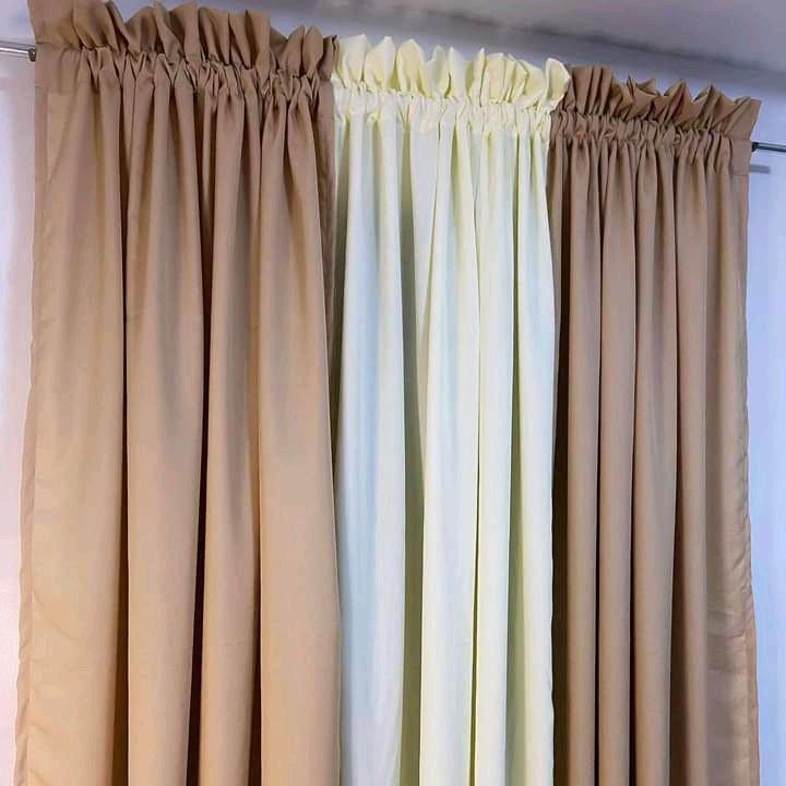 NO Ring curtains 3in1 set or sold per 1 peice US Katrina fabric ...