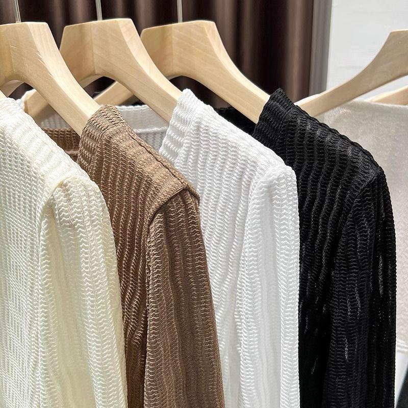Áo Cardigan Lưới Cappa, Cao Cấp, Dành Cho Mùa Hè Của Phụ Nữ, Váy Phù Hợp, Có Thể Mặc Ngoài Trời, Phong Cách Phương Tây Cao Cấp, Chống Nắng, Áo Ghi Lê Mỏng, Áo Khoác, OOTD 3