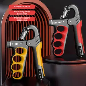 Alat Latihan Kekuatan Tangan yang Dapat Disesuaikan dengan Pegangan Nyaman dan Penghitungan Mekanis untuk Penguatan Otot dan Pergelangan Tangan