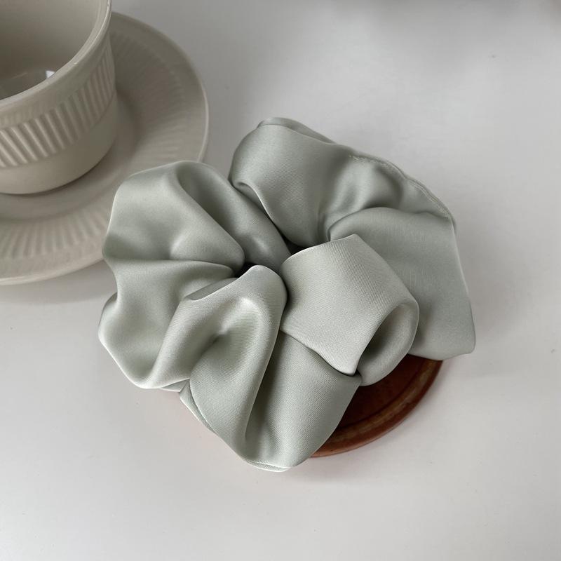 Product Introduction of Temperament High-grade Texture Satin Hair Band Silk Headband Hair Rope Rubber Band Hair Accessories Women 6