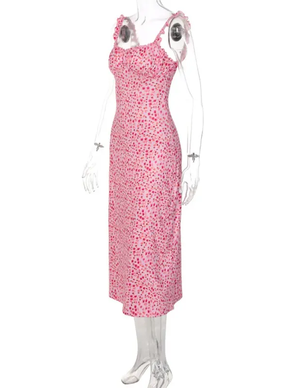 Women's Ditsy Floral Print Cami Dress, Casual Sleeveless Dress for Summer, Fashion Women's Dress for Daily Wear 6