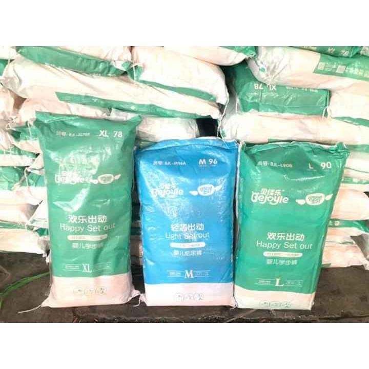 Tã / Bỉm dán/quần Bejoyle xanh Cho Bé S120/M96/L90/XL78/XXL66/3XL54 cho bé