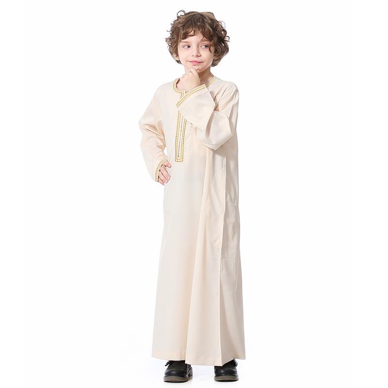 Product Introduction of Indian Teen Clothing Teen Boys Robe Muslim Boys Clothing Muslim Boys Indian Boys Clothing 5
