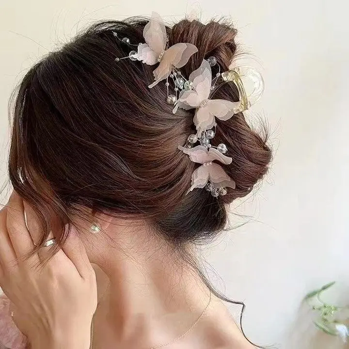 Kẹp Tóc Càng Cua Lớn, Sành Điệu, Dành Cho Nữ, Ren Cao Cấp, Kẹp Tóc Ngọt Ngào, Kẹp Búi Tóc Sau Đầu, Phụ Kiện Tóc, Kẹp Cá Mập, Có Sẵn Năm 2025, Bán Chạy Tại Cửa Hàng 2
