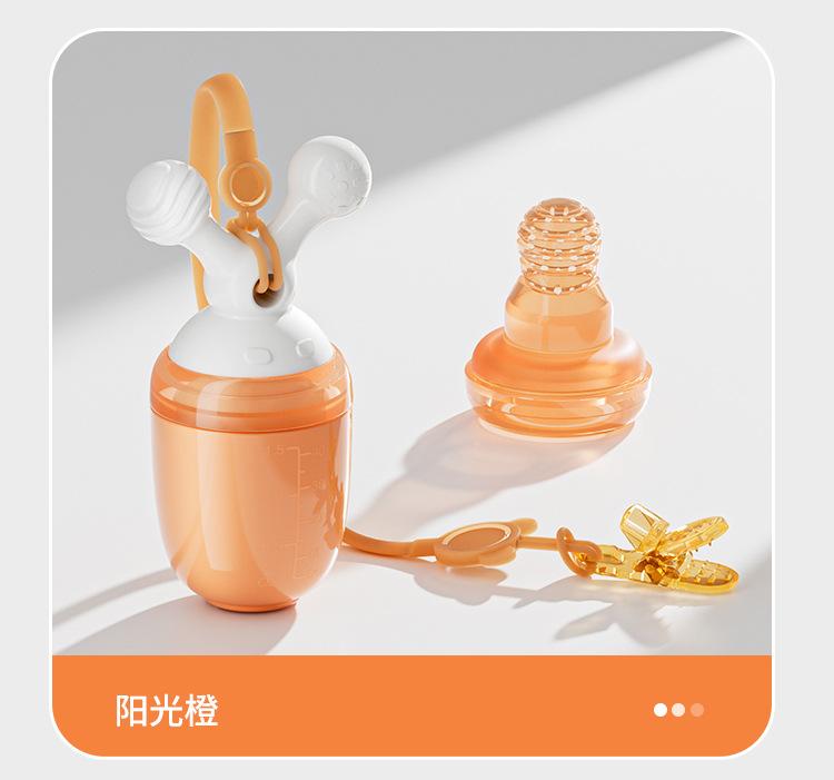Product Introduction of Baby Food Bite Bag Fruit Food Supplement Baby Teething Stick Silicone Mesh Bag Pacifying Teether 16