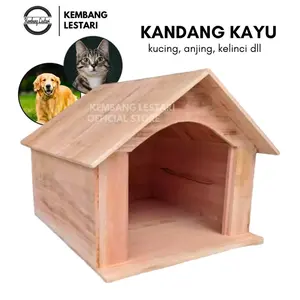 [ORION PET] Kandang Rumah Kucing Anjing Kelinci Marmut Kayu