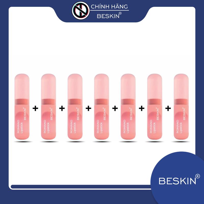 BE-02 COMBO: 7 màu son nhung Beskin - Dung tích: 2,5g - Thương Hiệu: Beskin - Cosmetic Mỹ Phẩm Trang Điểm Son Môi Son Kem Women Nữ
