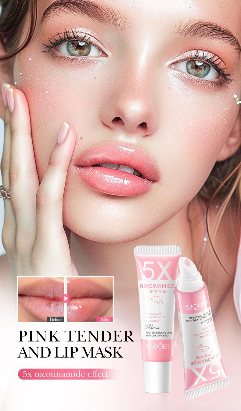 Product Introduction of Lip Balm Five Times Nicotinamide Powder Moisturizing Anti-Chapping Lip Balm Lip Balm Cosmetic Skincare Moisturizer Moisture Hydrate Comfort 10