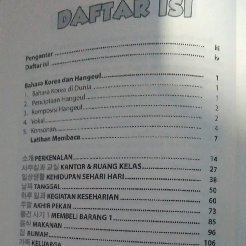 BUKU TOP NO 1 A - Z OTODIDAK BAHASA KOREA 1
