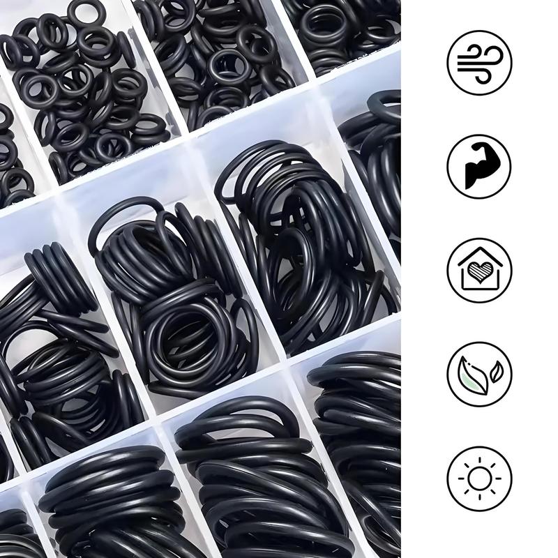 Product Introduction of O-ring Kit, Rubber O-ring, Suitable for Automotive Repairs, Faucet Pipes, and Air Or Gas Sealing Connections 4
