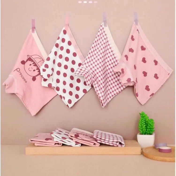 Sét 4 chíp đùi cho trẻ em vải cotton mềm mát dành cho bé gái từ 8-45kg 7