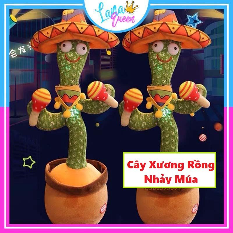 Cây Xương Rồng Nhảy Múa biết nói giọng hát nhạc đồ chơi nhồi bông cho bé - LANA QUEEN