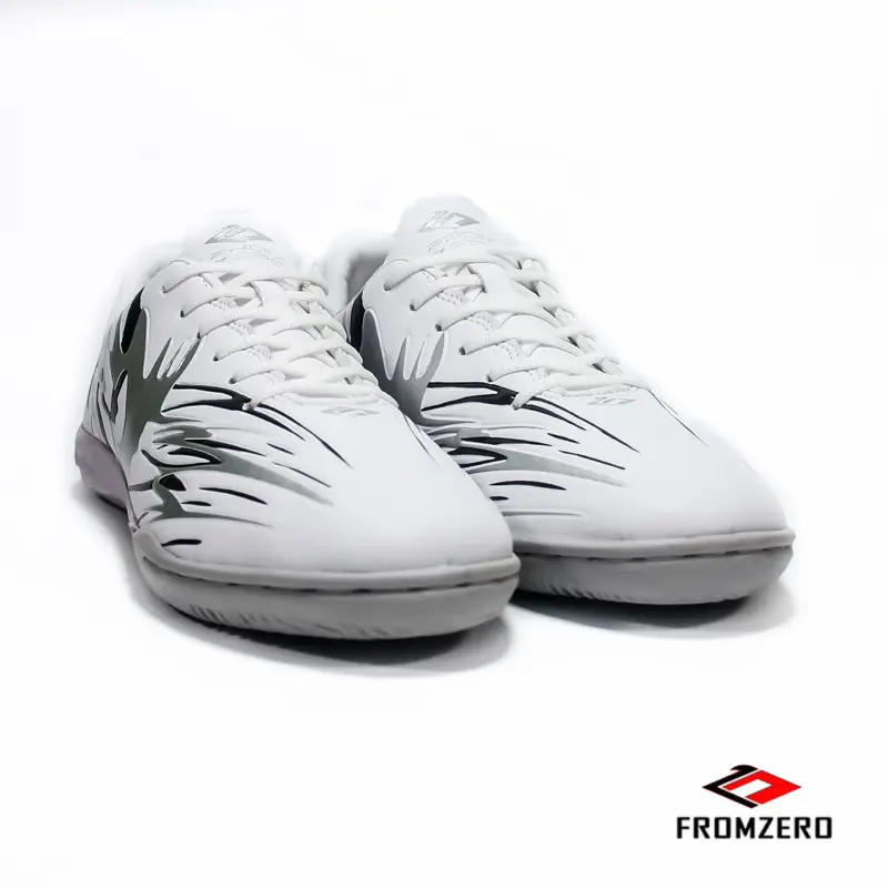 Fromzero - Sepatu Futsal Anak Junior Starkia Andherkids IN White Black Original 34 - 38 5