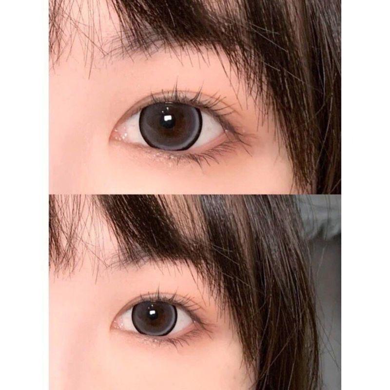 SOFTLENS EL COCO AIRY CHARCOAL/NUDE/OLIVE 15 MM ( NORMAL ) Eye Soflens 0