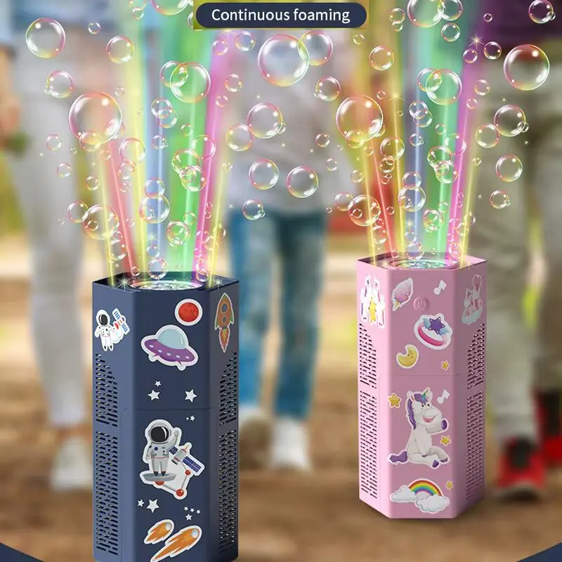 Automatic Fireworks hine With Flash Lights Sounds For Kids Outdoor Toys Pro Party Festival Celebrate Bubble hines