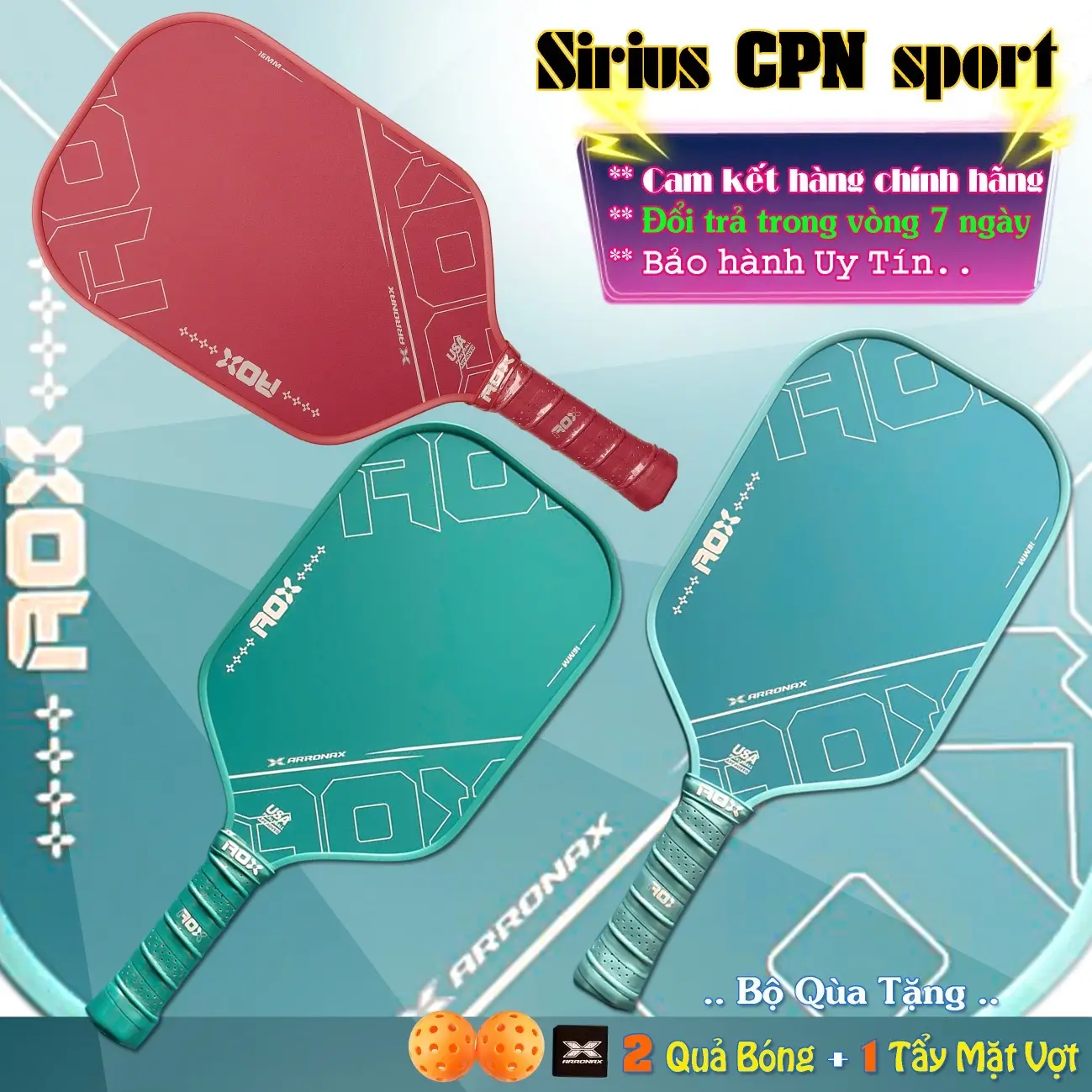 ￼Vợt Pickleball Arronax AOX new arrival.HÀNH CHÍNH HÃNG
