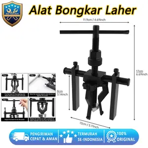 Treker Bearing Puller Gear Extractor - 3 Kaki Jaw Heavy Duty untuk Bearing Besar 38mm