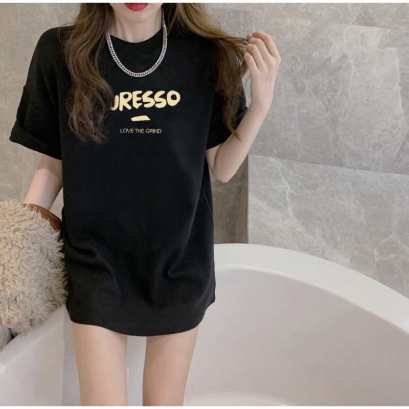Product Introduction of Áo thun phông 3158 nữ nam tay lỡ unisex form rộng chất liệu cotton khô HANOVA in chữ PURESO 41
