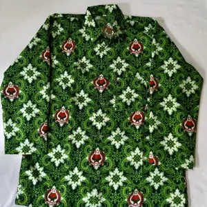 Batik MI Lugina Hijau Tangan Panjang