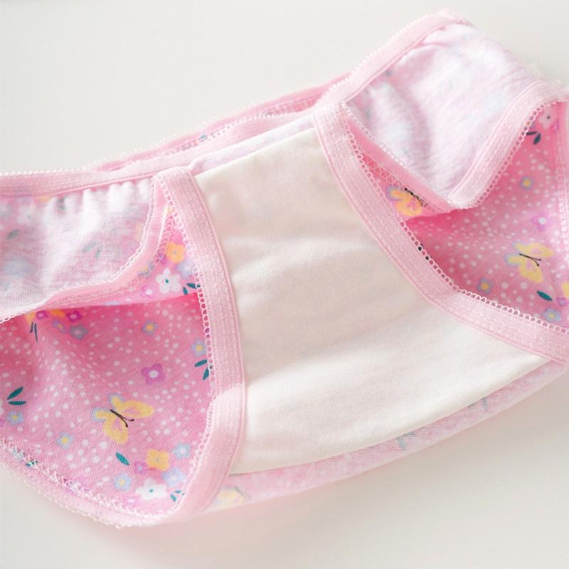 Product Introduction of 3-Pack Girl’s Soft Cotton Underwear 1-12 Y Panties Underpants Briefs Comfort Breathable Sweet Floral 14