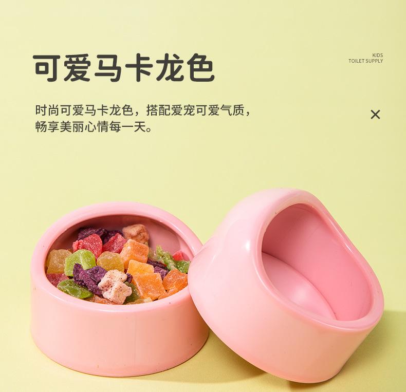 Product Introduction of Chậu Đựng Thức Ăn Cho Chuột Hamster, Hình Tròn, Làm Bằng Nhựa, Chống Rơi, Thích Hợp Cho Chuột Hamster Djungarian Và Hamster Màu Pastel, Thiết Kế Miệng Nghiêng, Bát Cho Thú Cưng, Dụng Cụ Cho Ăn 3