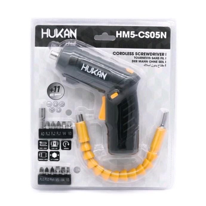 [Chính hãng] Máy bắt vít pin mini Hukan CS05N lực siết 2.5Nm nhỏ gọn đầu lục giác, có đảo chiều kèm dây sạc và phụ kiện Vietnam Wood