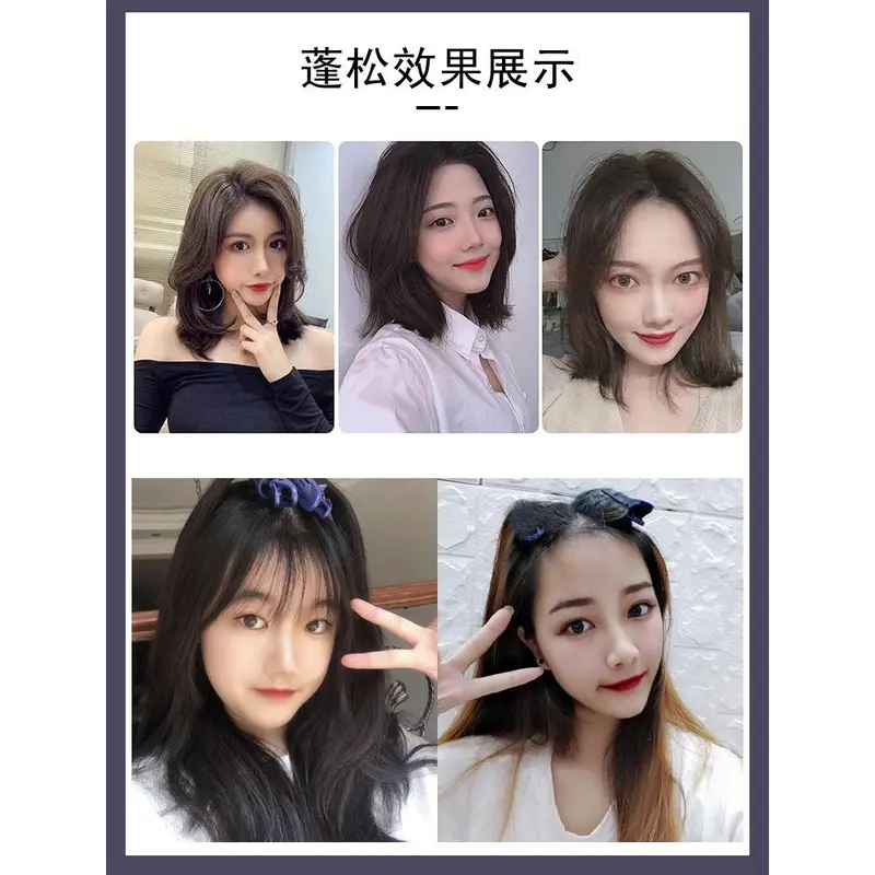 Kẹp Bồng Bềnh Gốc Tóc, Phong Cách Hàn Quốc, Định Hình Gốc Tóc Tự Nhiên, Dụng Cụ Hữu Ích Cho Tóc Mái, Máy Uốn Tóc Đầu, Con Lăn Bồng Bềnh Tóc 2