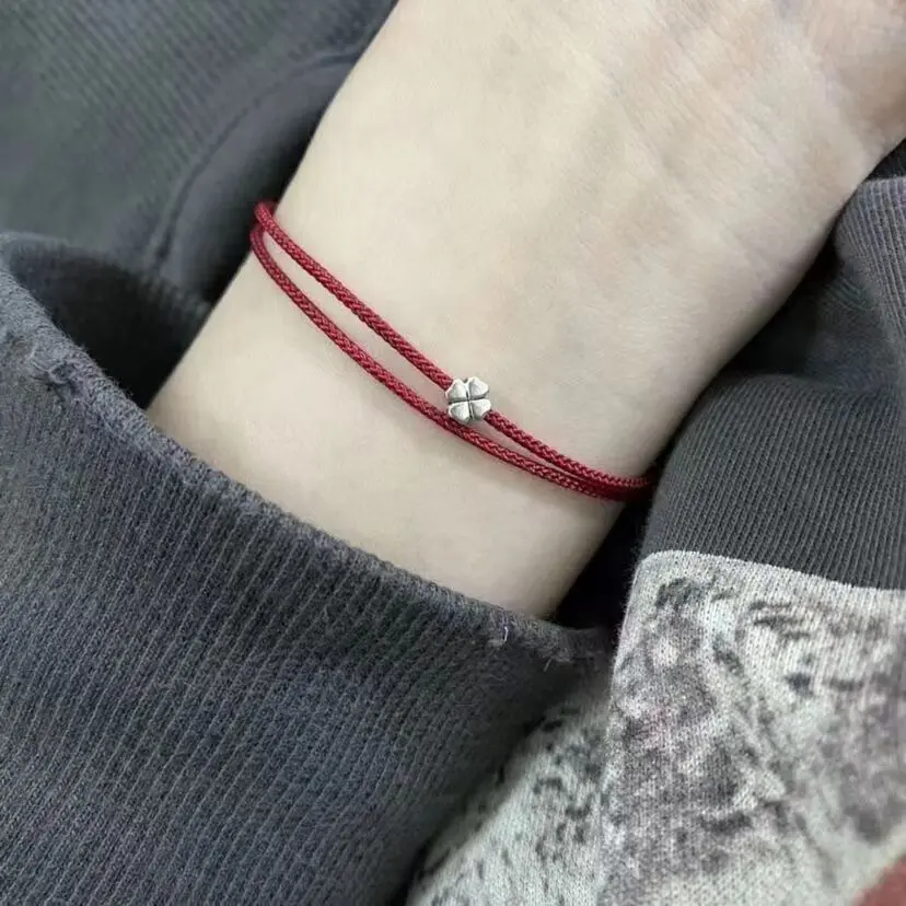 Lucky Hand Rope~Handmade Weaving Simple Hand Rope Female Compact Bracelet Gift for Best Friends