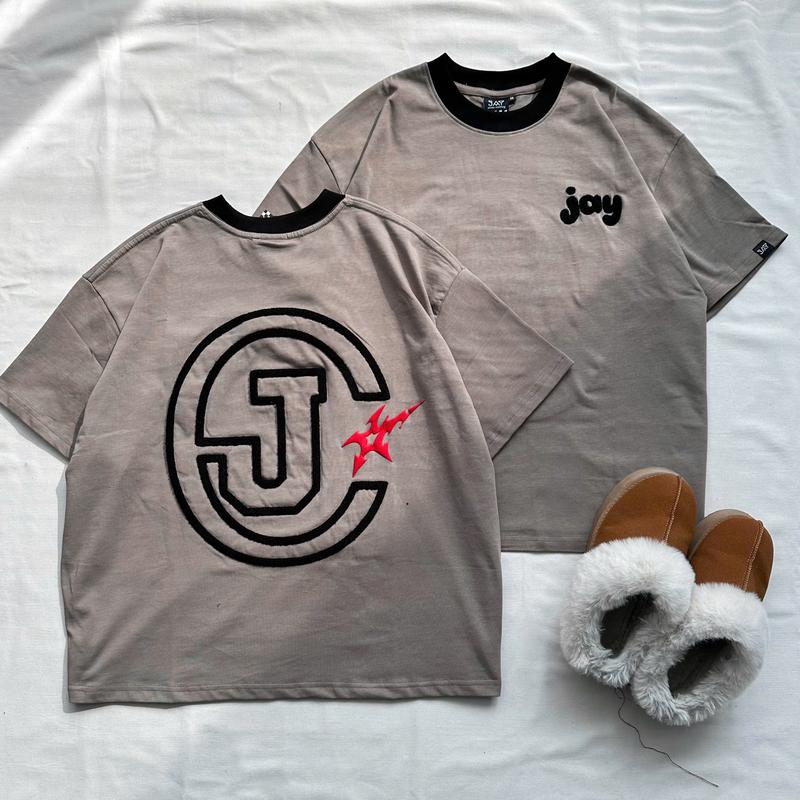 CICI TEE BOXY - Áo thun cổ tròn form rộng nam nữ unisex màu ĐEN/TRẮNG/XÁM CHÌ  Áo phông boxy Brand Jaystoree Menswear 4