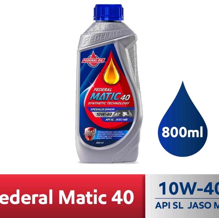 Gambar FEDERAL MATIK ORIGINAL 10/40 SPECIALIS DINGIN Oli Motorcycle Oil dari FIRANI MOTOR Kab. Gresik Tokopedia