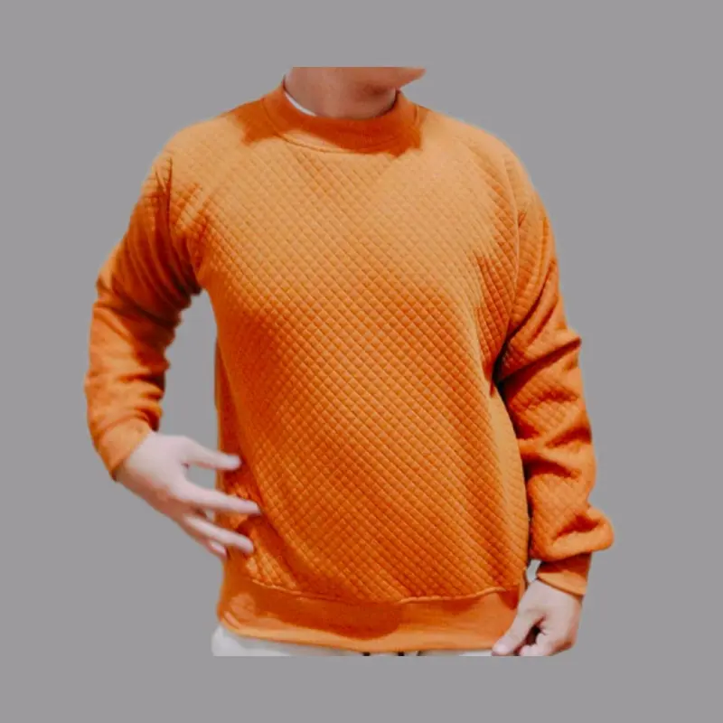jaket compy crewneck jaket diamond knit jaket cowo cewe keren 100% original Panjang Pria Cowok Crew Neck Knitwear 4