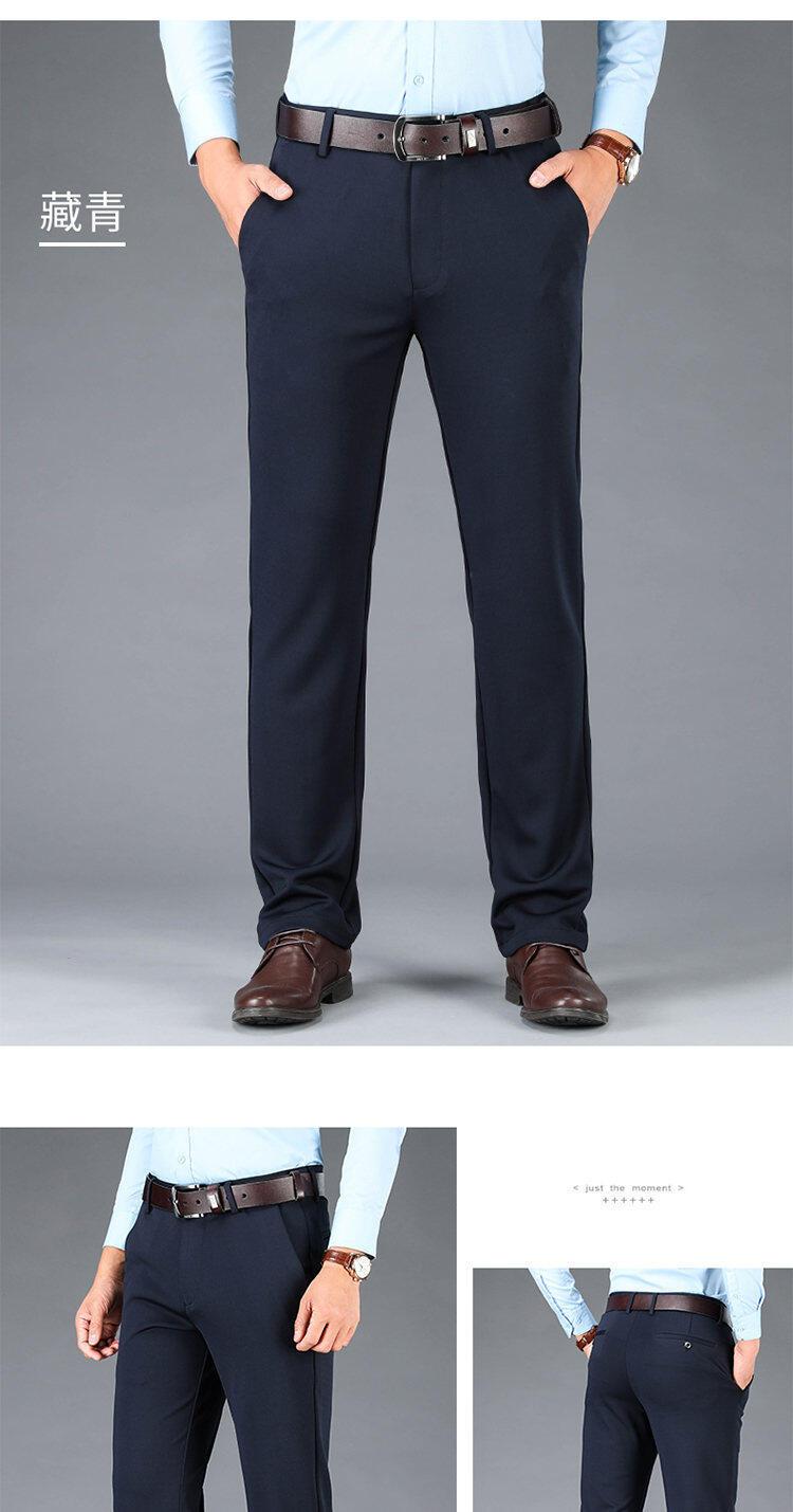 Product Introduction of CEO-Formal office pants for men, stretchable elastic pants, casual, business, long, for father 14