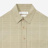 Gambar TENUE Kemeja Cotton Lengan Pendek - Green Plaid - Homebody - XS dari Tenue de Attire Kota Administrasi Jakarta Selatan 4 Tokopedia