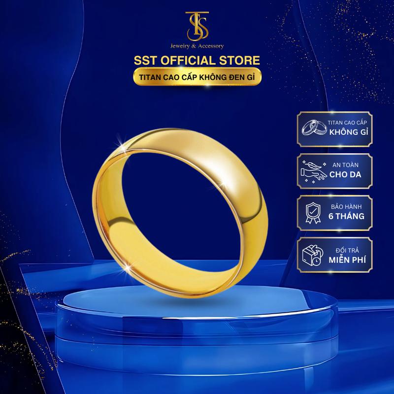 Nhẫn Trơn 2 Chỉ- Titan không đen gỉ N59